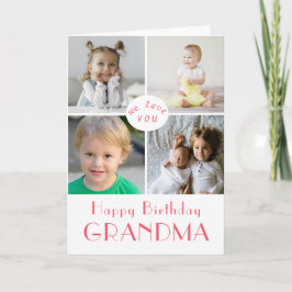 Happy Birthday Oma Foto Collage Card Karte