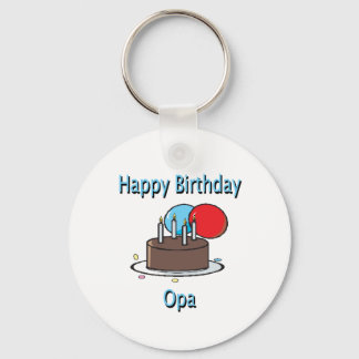 Happy Birthday Opa German Opa Opa Birthday Design Schlüsselanhänger