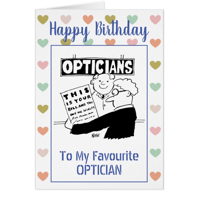 Happy Birthday Optician (Vorne)