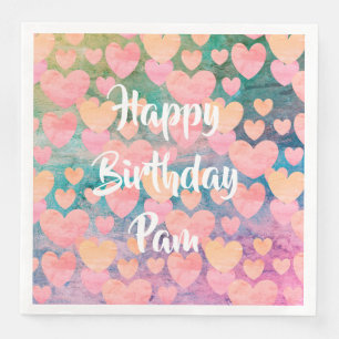 Happy Birthday #Pam Party Napkins von DAL Serviette
