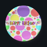 Happy Birthday Paper Tellers Friends Family Pappteller<br><div class="desc">Geschenkartikel und Party > Geschenke > Geschirr > Geschirr > Geschirr > Geschirr und Party Teller Hochzeiten > Dekor und Party > Dekoration > Tischbedienung und Dekoration > Teller</div>