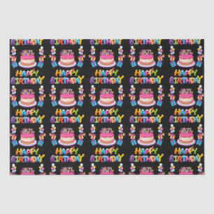 Happy Birthday Party Confetti Tissue Paper Seidenpapier