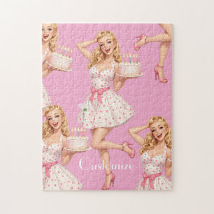 Happy Birthday Party Mädchen Thunder_Cove Puzzle