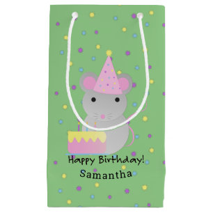 Happy Birthday Party Mouse Kleine Geschenktüte