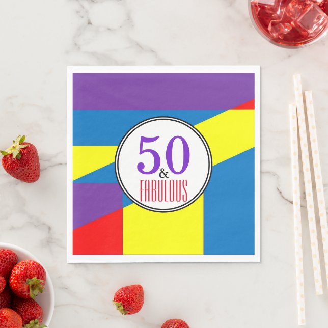 Happy Birthday Party Serviette (Beispiel)