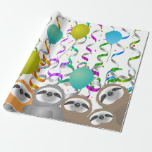 Happy Birthday Party Sloths