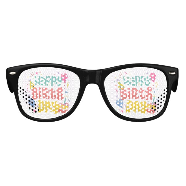 Happy Birthday Partybrille (Vorderseite)
