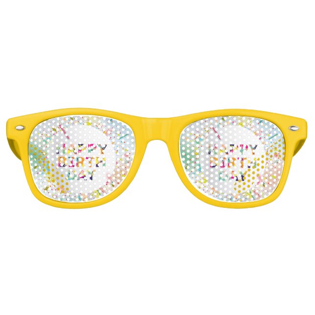 Happy Birthday Partybrille (Vorderseite)
