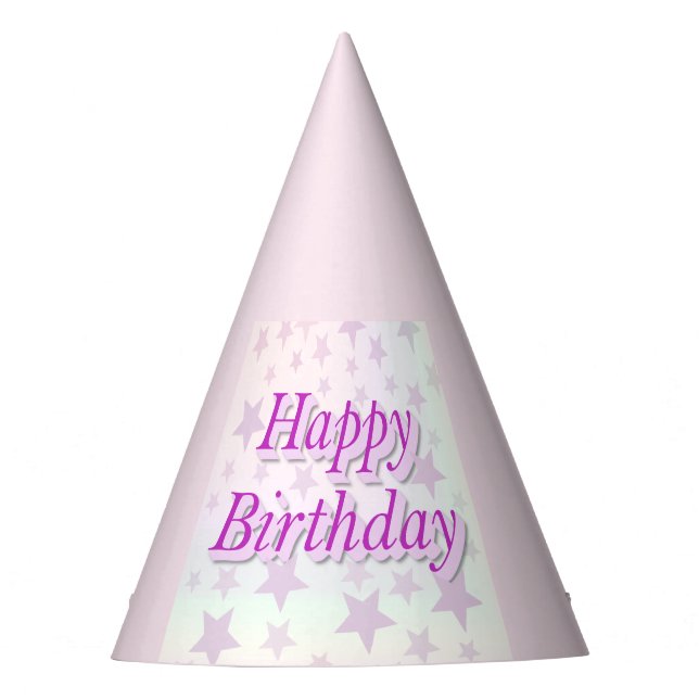 Happy Birthday!! Partyhütchen (Vorderseite)