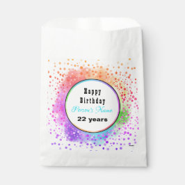Happy Birthday Pastel Paper Gevor Bag - HAMbyWG Geschenktütchen