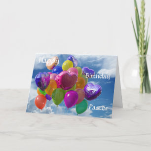 Happy Birthday Pastor Karte
