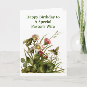 Happy Birthday PASTOR's Ehefrau - AB Karte