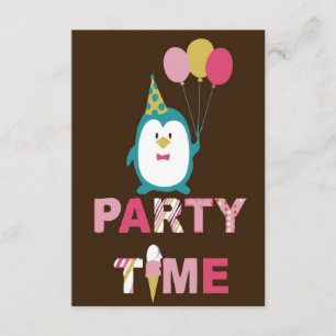 Happy Birthday Penguin Karte