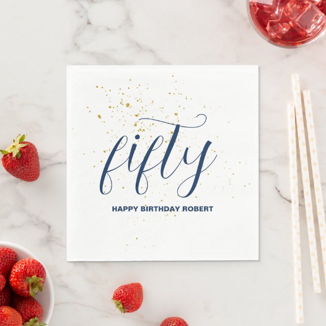 Happy Birthday Personalisiert Serviette (Beispiel)