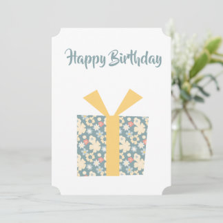 Happy Birthday personalisierte Karte