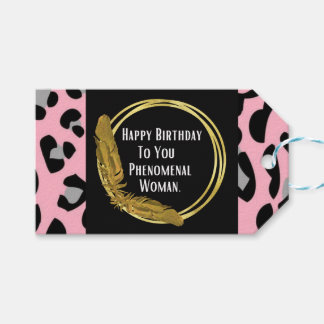 Happy Birthday Phänomenal Frau Geschenkanhänger