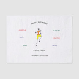 Happy Birthday Phantastisch Dance Moves Seidenpapier