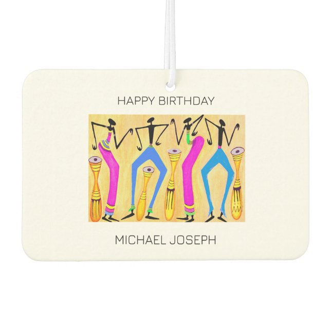 Happy Birthday, Phantastisches Party Time Happines Autolufterfrischer (Vorderseite)