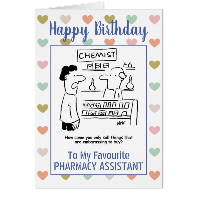 Happy Birthday Pharmacy Assistant (Vorne)