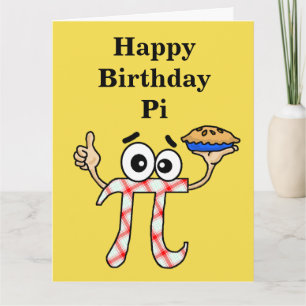 Happy Birthday Pi Card Karte