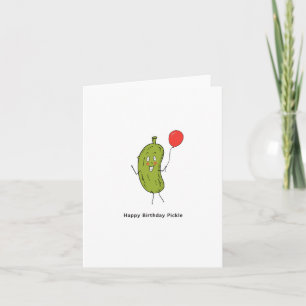 Happy Birthday Pickle Card Karte