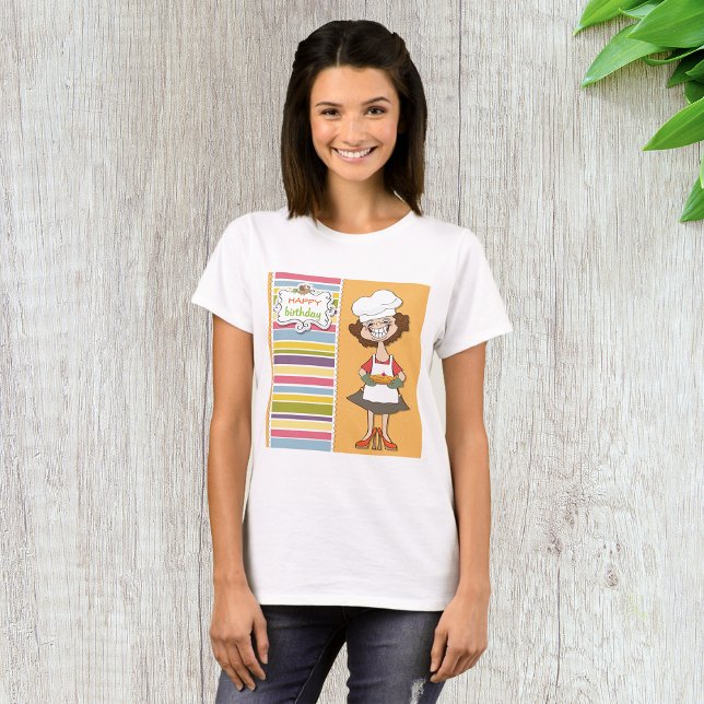 Happy Birthday Pie Womens T-Shirt (Von Creator hochgeladen)