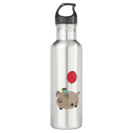 Happy Birthday Pig Edelstahlflasche