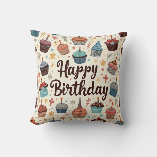 Happy BirthDay Pillows Kissen (Vorderseite)