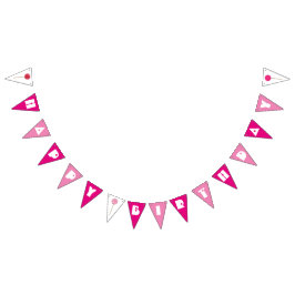 Happy Birthday Pink Cake Pops Sprinkles Party Wimpelkette