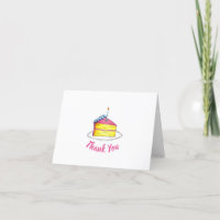Happy Birthday Pink Cake Slice Candle Gastgeschenk