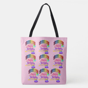 Happy Birthday Pink Schultertasche