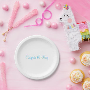 Happy Birthday Plate Pappteller