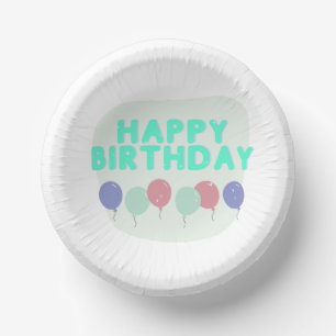 Happy Birthday Platte Pappteller