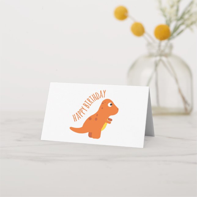 Happy Birthday Platzkarte (Vorderseite)