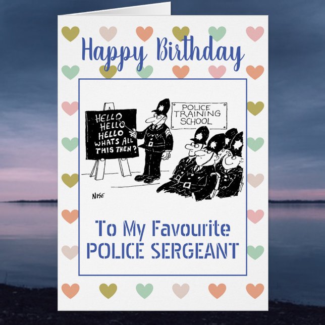 Happy Birthday Police Sergeant (Von Creator hochgeladen)