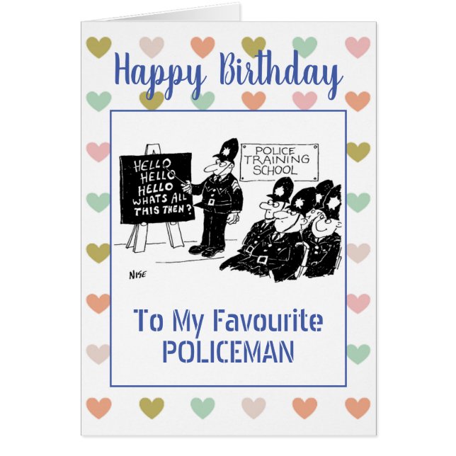 Happy Birthday Police Sergeant (Vorne)