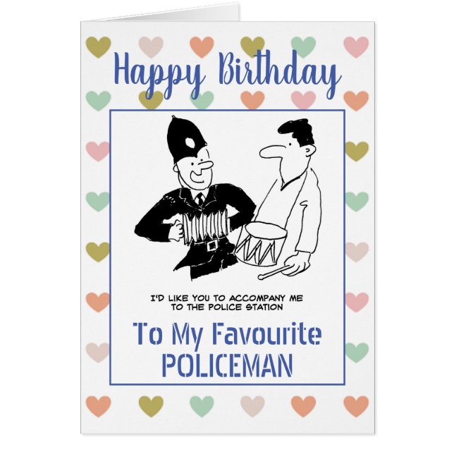 Happy Birthday Policeman (Vorne)