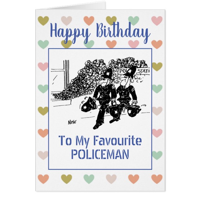 Happy Birthday Policeman (Vorne)