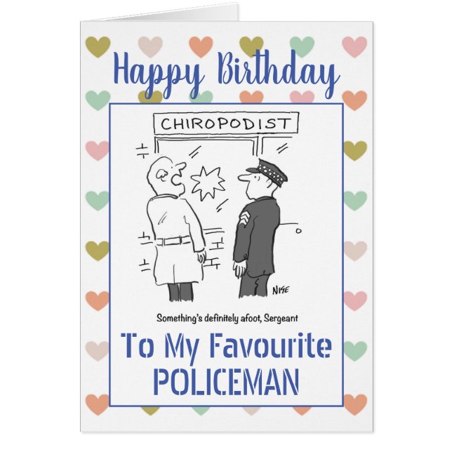 Happy Birthday Policeman (Vorne)