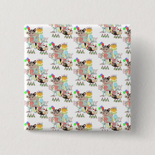 Happy Birthday Possum Cake Überraschungsknopf Button