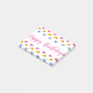 Happy Birthday Post it Note Post-it Klebezettel