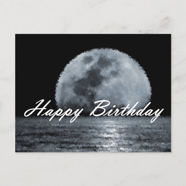 Happy Birthday Postcard Postkarte (Vorderseite)