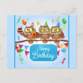 Happy Birthday Postcard Postkarte