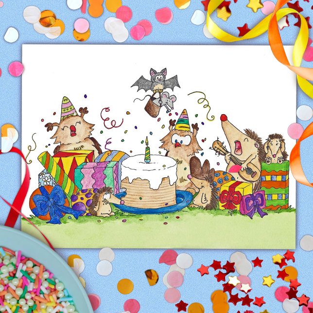 HAPPY BIRTHDAY Postcard von Nicole Janes Postkarte (Von Creator hochgeladen)