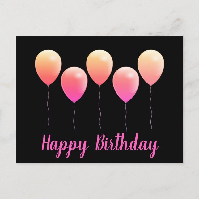 Happy birthday postcards postkarte (Vorderseite)