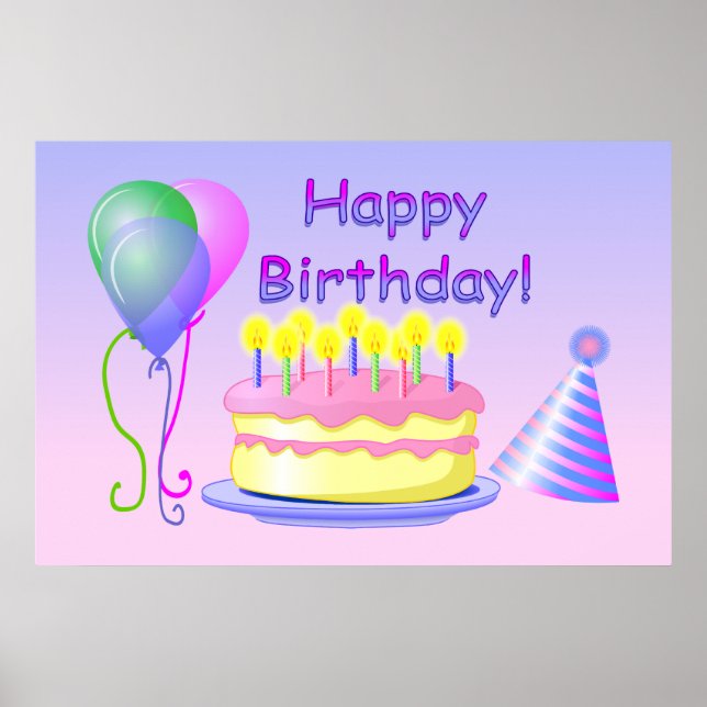Happy Birthday Poster (Vorne)