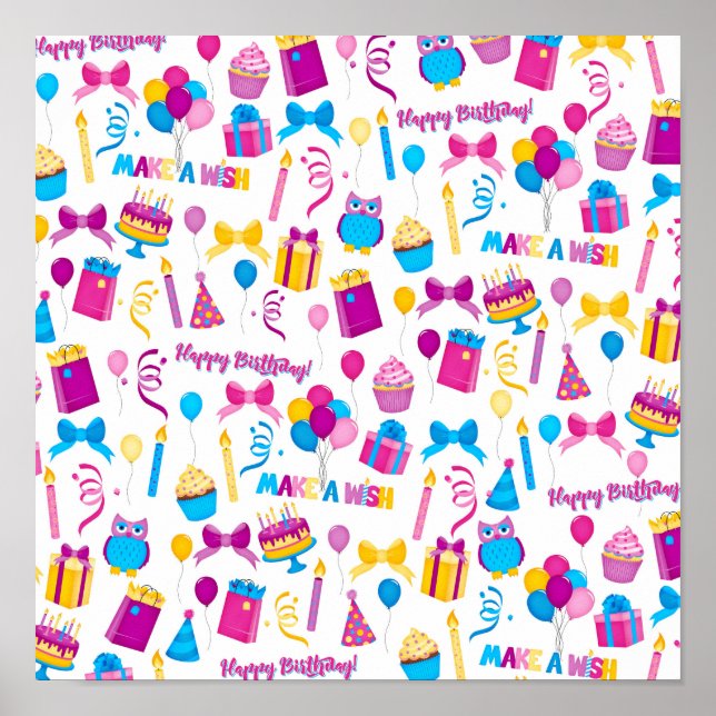 Happy Birthday Poster (Vorne)