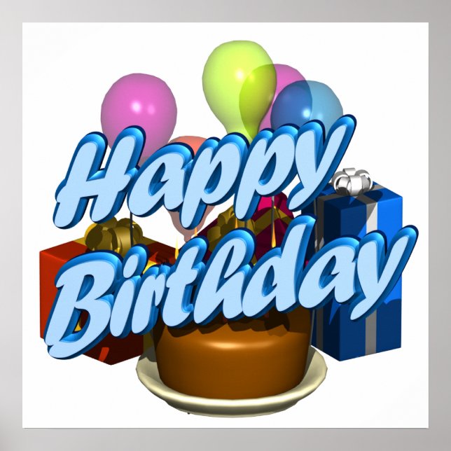 Happy Birthday Poster (Vorne)