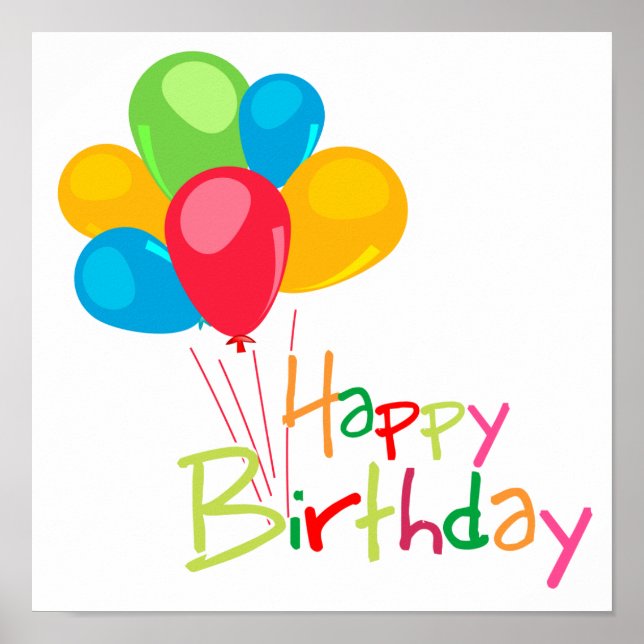Happy Birthday Poster (Vorne)