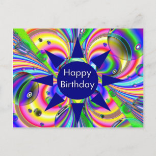 Happy Birthday Postkarte